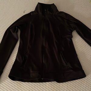 Black zip up jacket